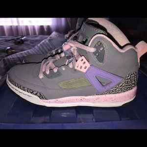 Air Jordan Spizike Liquid Pink, Earth, Purple